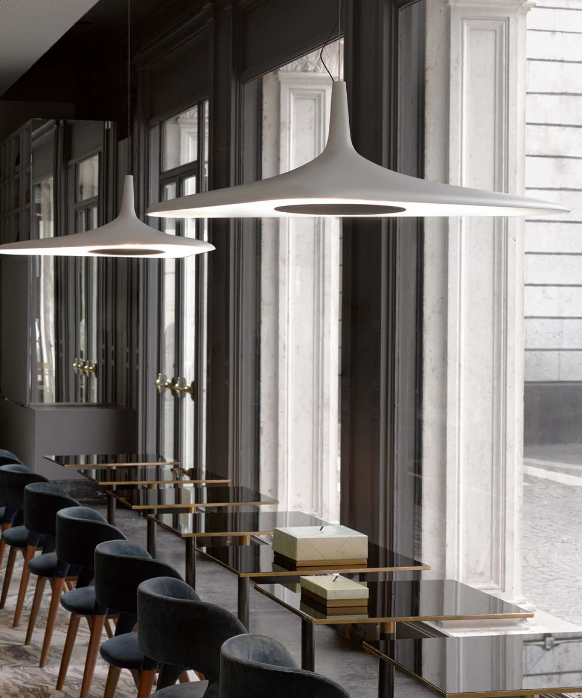 Soleil Noir Pendant Lamp by LucePlan Lamps