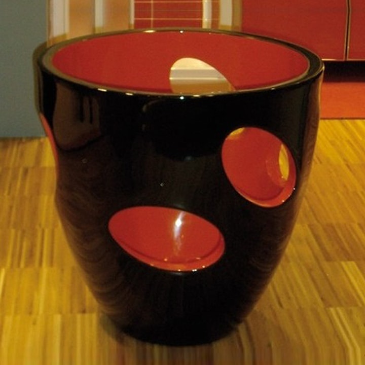 Holepot Outdoor Pot by Serralunga Planters Round